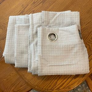 Gray Grommet Curtains